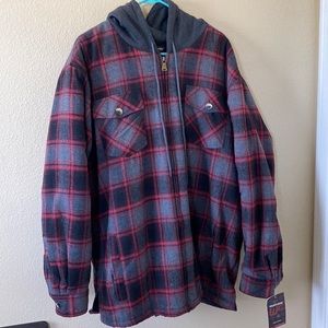 NWT mens flannel jacket